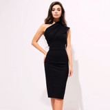 Bodycon Dress One shoulder sleeveless