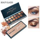 Beauty Glazed 14 Color Makeup Eyeshadow Palette Shimmer Matte Pigmented Smokey Eye Shadow Palette Long-lasting Cosmetics TSLM2 Beauty Glazed 14 Color Makeup Eyeshadow Palette Shimmer Matte Pigmented Smokey Eye Shadow Palette Long-lasting Cosmetics TSLM2