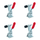 4 pcs Holding Capacity 220lbs(100Kg) Quick Release Vertical Type GH-201b Horizontal Toggle Clamp Hand Tool Set