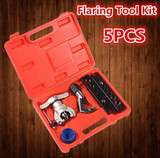 5PCS Flaring Tool Set Eccentric Flaring Tools Kit Flare Copper Tube Pipe Cutter Air-Conditioning Debure