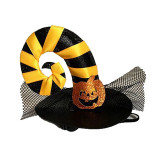 Pumpkin Wizard Halloween Cat Hat Costume Pet Cap Hat Spider Fancy Party Dress Halloween Decoration Costume For Small Dog Cat
