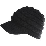 Messy Ponytail Bun Beanie