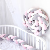 Braided Pillow Baby Crib Bumper