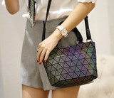 Luminous Black Diamond Handbag