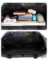 Luminous Black Diamond Handbag