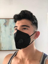 N95 BLACK Respirator Mask Reusable, (FDA Registered) Face Mask