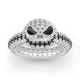 STERLING SILVER JACK SKULL RING
