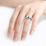 STERLING SILVER JACK SKULL RING