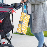 Soft waterproof Foldable Changing Pad and Diaper Bag