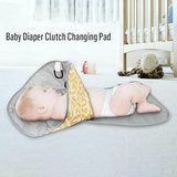 Soft waterproof Foldable Changing Pad and Diaper Bag