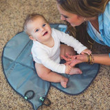 Soft waterproof Foldable Changing Pad and Diaper Bag