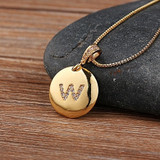 Initial Letter Necklaces, Gold 26 Letters Jewelry Personal Necklace