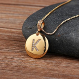 Initial Letter Necklaces, Gold 26 Letters Jewelry Personal Necklace