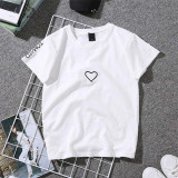 2019 New Harajuku Love Printed Women T-shirts Casual Tee