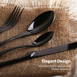 Obsidian Cutlery Set