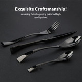 Obsidian Cutlery Set