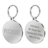 Personalized Engraved Stainless Steel Cat ID Tags