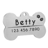 Personalized Engraved Stainless Steel Cat ID Tags
