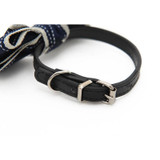 Cat Collar with Large Bow Tie and Adjustable Strap