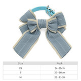 Cat Collar with Large Bow Tie and Adjustable Strap