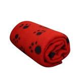 Extra Warm and Soft Dog Blanket with Paw Print