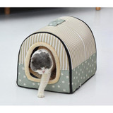 Portable Cat House Bed Made From 100% Cotton