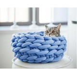 Handmade Knitted Cat Bed