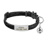 Quick-Release Cat Collar with Customized Name Tag and Bell