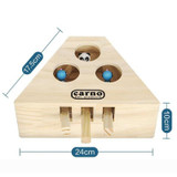 Hit the Mouse Interactive Cat Toy with Holes