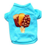 Summer Dog T Shirts with Cute Prints for Small Dogs