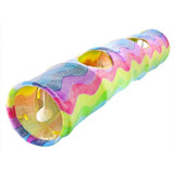 Foldable Cat Tunnel With Multiple Entrances & Cat Ball