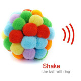 Candy Color Ball Cat Toy Filled with Organic Catnip