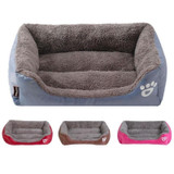 Warm Dog Bed with Waterproof Bottom