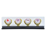Four Gold Glove Baseball Display Case
