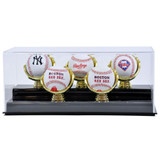 Five Gold Glove Baseball Display Case