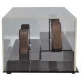 Five Hockey Puck Display Case Acrylic Base