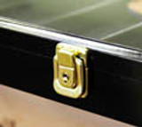 Sixteen Mini Baseball Bat Wood Cabinet Display Case