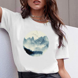 Tshirt morning mountain bird