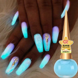 Luminous Nail Polish Light Nail Art Decoration in Bright Matte Fluorescent Nail Polish