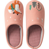 Winter Warm Home Women Fur Slippers Cute Fox Unicorn Bear Animals Indoor Cotton Ladies Slippers Soft Memory Foam Couples Shoes