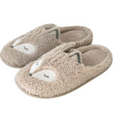 Winter Warm Home Women Fur Slippers Cute Fox Unicorn Bear Animals Indoor Cotton Ladies Slippers Soft Memory Foam Couples Shoes