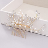 MOLANS Luxury Hairpin For Women Hair Combs Headdress Prom Bridal Wedding Crown Elegant Hair Accessories Gold Leaves Headwear 1PC MOLANS Luxury Hairpin For Women Hair Combs Headdress Prom Bridal Wedding Crown Elegant Hair Accessories Gold Leaves Headwear 1PC