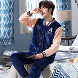 Plus size S-4XL 5XL 6XL flannel Pajamas sets winter men thick warm large O-neck sleepwear women cartoon coral fleece lounge set
