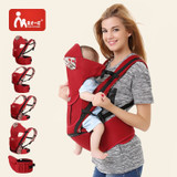 Ergonomic Baby Carrier Infant Baby Comfortable Infant Wrap Natural Cotton Hipseat Baby Sling Carrier Backpack  for Newborn