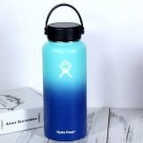 WaterBottle HydroFlask 18oz/32oz/40oz Stainless Steel WaterBottle Vacuum Flask Insulated Thermos Wide Mouth Sport Travel Bottles