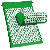 Massager Cushion Acupuncture Sets Rug Acupuncture Mat Pillow Massage Relieve Stress Mat Square Spike Massage and Relaxation