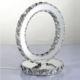 Modern Crystal Table Ring Lamp