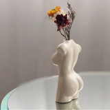 Nude Body Art Design Flower Vase