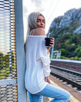 O-Neck Elegant Embroidery Floral Hollow-Out Blouse
