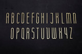 Golden Brass Letters Decoration by SIA